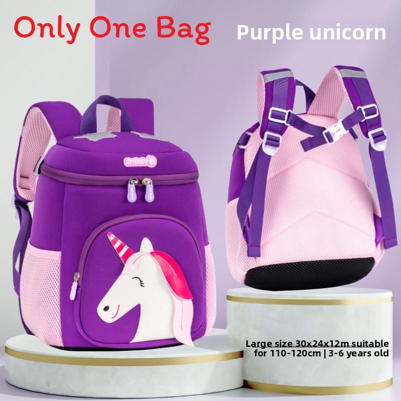 Sesame Baby Cartoon School Backpack For Kids With Lightweight Anti Back Pain Design For Children