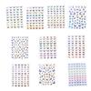 Sticker Self-adshesive Removable Nail 1Sheet Butterfly Pattern Fadeless Fingernails for Party