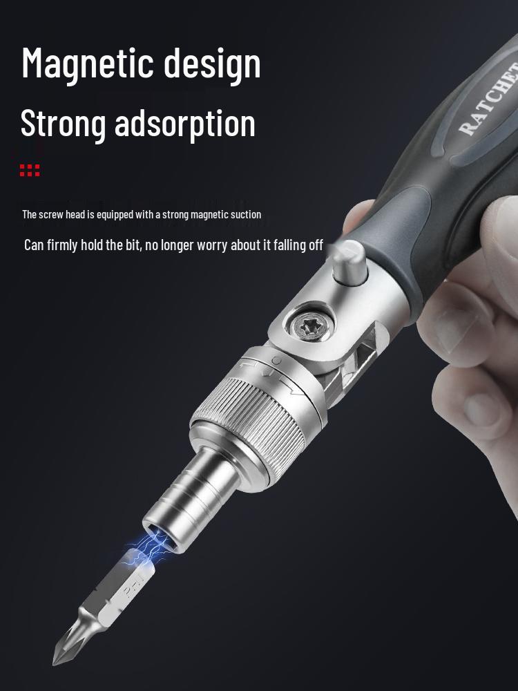 Multifunctional Ratchet Wrench & Screwdriver Set for Motorcycle & Household Repairs