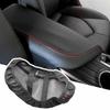 For Toyota Camry 2018 2019 2020 Car Armrest Box PU Black Leather Center Console Armrest Protector Cover Pad Interior Accessories