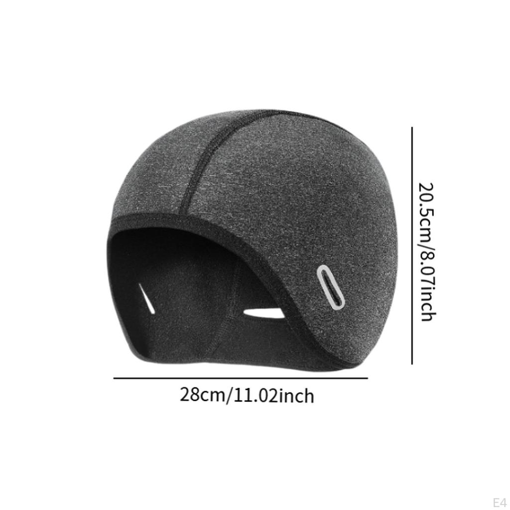 Skull Cap Helmet Liner Beanie Warm Cycling for Running Motorcycle Skiing