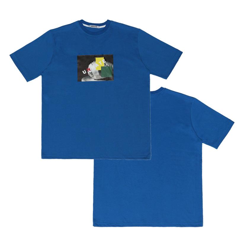 Unhate Sportive Graphic Tee Blue/L