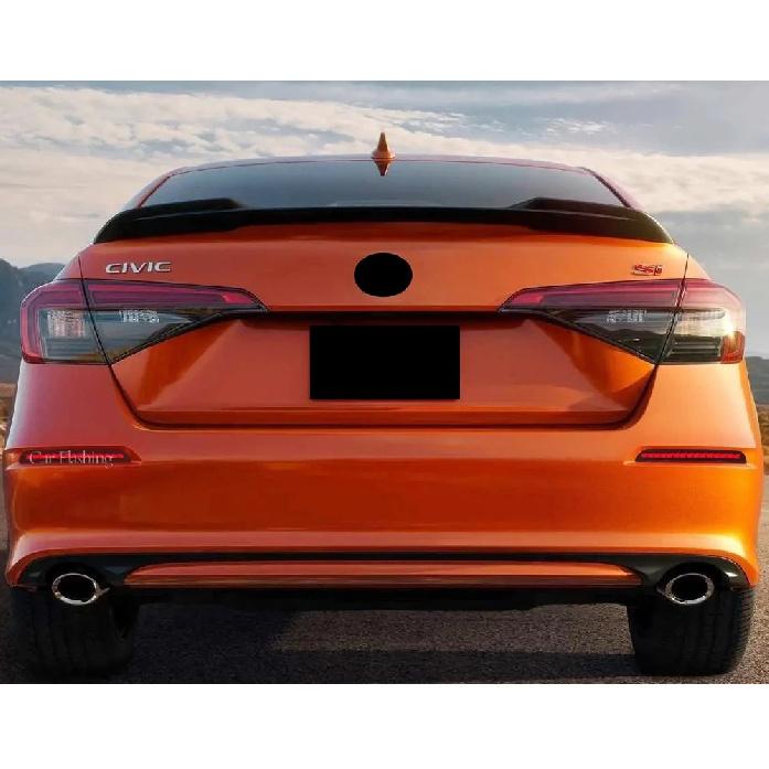 1 Pair Reflector light For Honda Civic 2021 2022 2023 LED Rear Fog Lamp Car LED Bumper Light Brake Light Dynamic Turn Signal