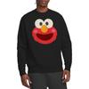 Sesame Street Unisex Adult Kawaii Elmo Face Sweatshirt