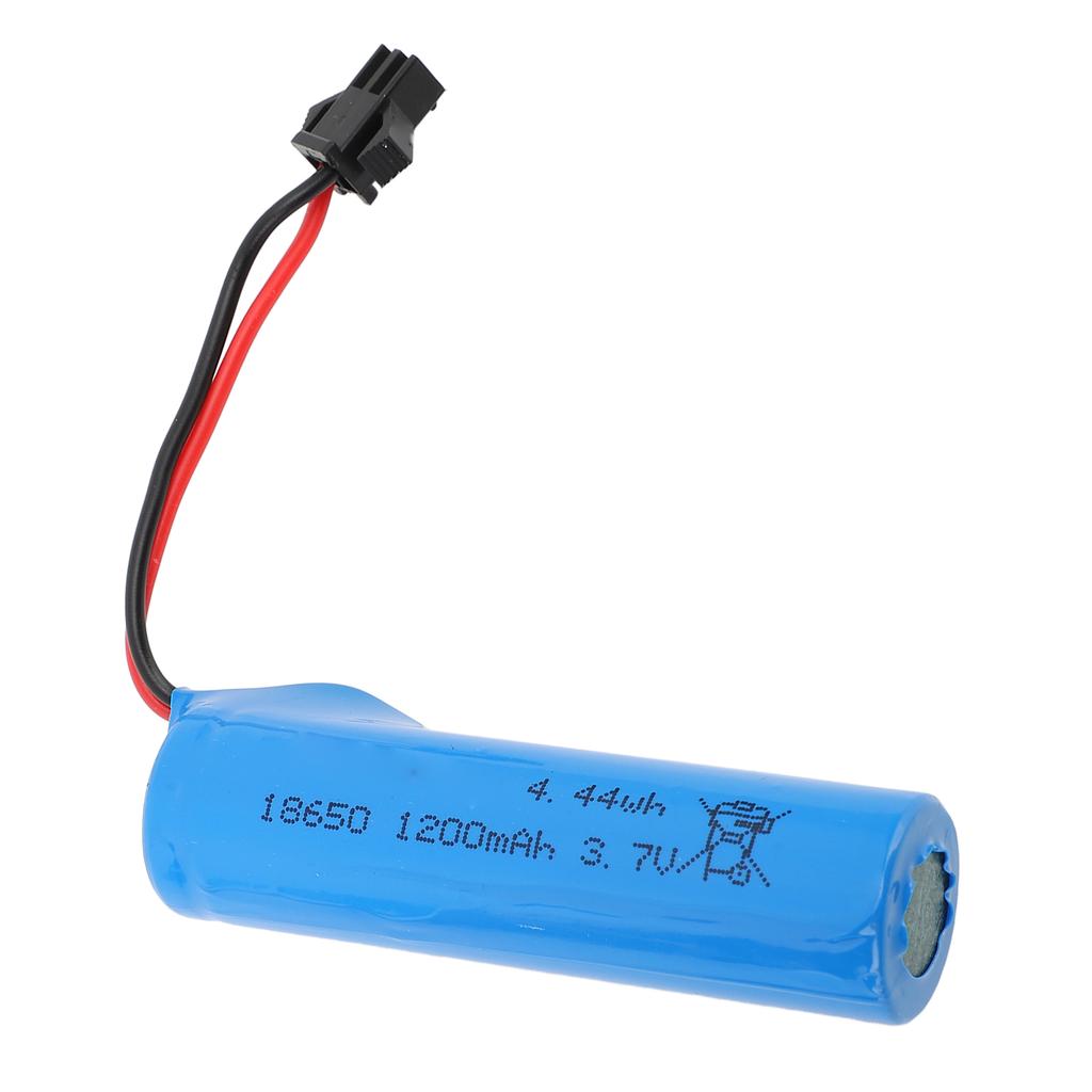 RC Lithium Battery 3.7V 1200mAh Prevent Overcharge Short Circuit SM Black Plug 1200mAh Lithium Battery For RC Crwaler