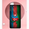 Azerbaijan Flag Case For Samsung Galaxy S24 Ultra S20 S21 S22 S23 S25 Ultra S9 S10 Plus S25 FE Cover Funda