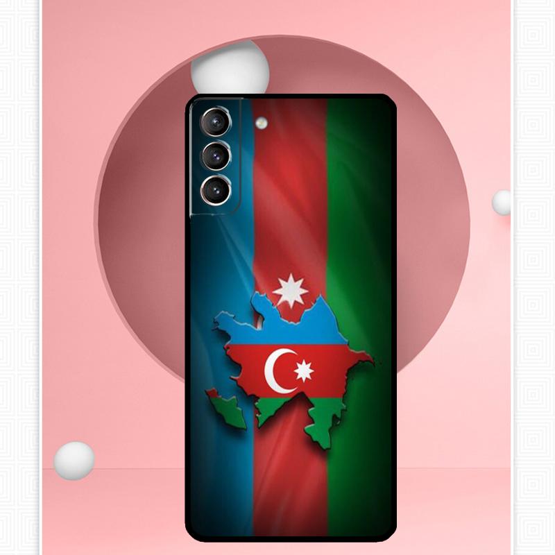 Azerbaijan Flag Case For Samsung Galaxy S24 Ultra S20 S21 S22 S23 S25 Ultra S9 S10 Plus S25 FE Cover Funda