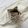 Drawstring Shoulder Bags Casual Summer Beach Woven Straw Small Handbag Large Capacity Crossbody Bags