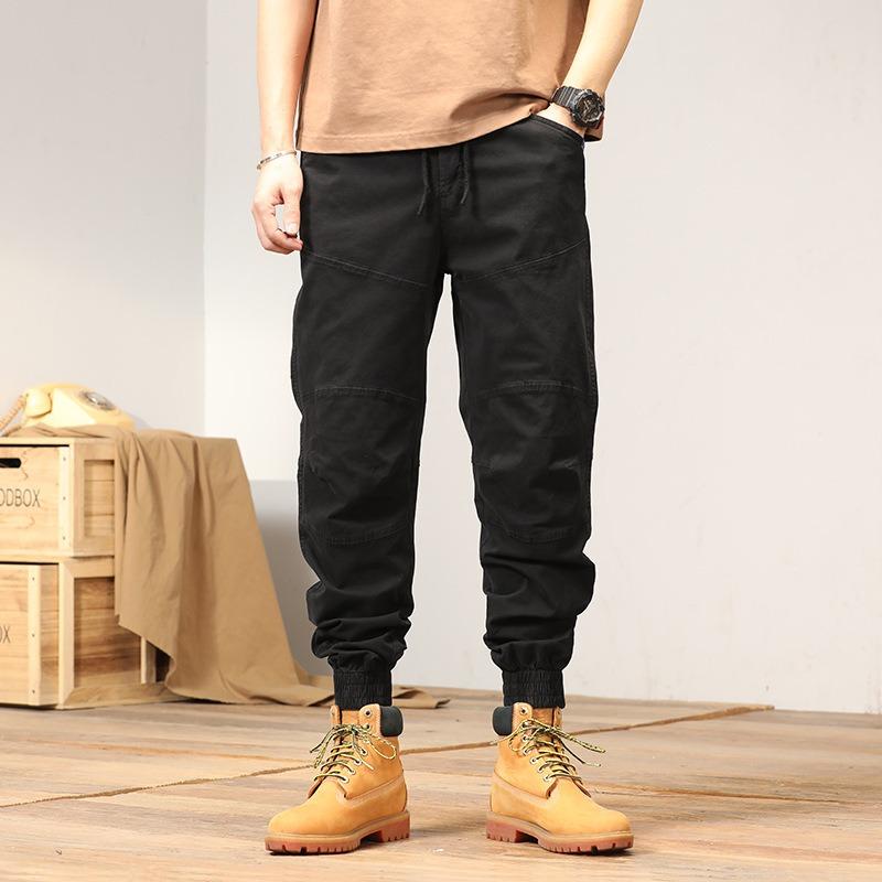 New Overalls Casual Men's Straight Loose Versatile Trendy Pants Men's High Street Leggings Men's Trousers