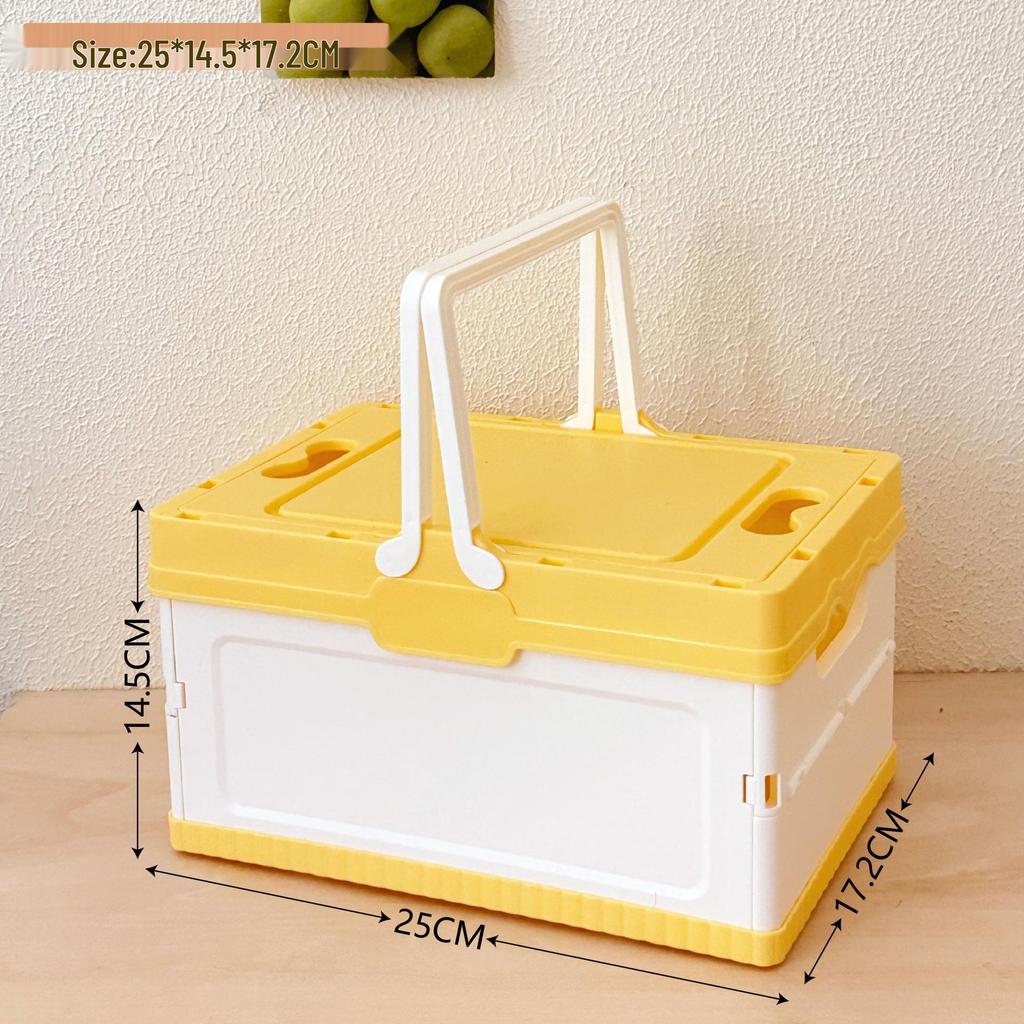 Przenośny składany kosz piknikowy i do przechowywania w stylu japońskim na warzywa i pranie