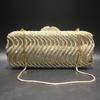 Diamond Wedding Party Purse  White Clear Evening Bag Clutch Lady Dinner Purses Handbags  Formal Women Crystal Wedding Bridal