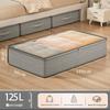 Bed Under Clothes Storage Bin With Lid Foldable Nonwoven Fabric For Bedroom Organization
