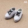 Ob11 Dod 1/12 Bjd Doll Shoes Casual Hand-Made Faux Pu Leather Doll Shoes