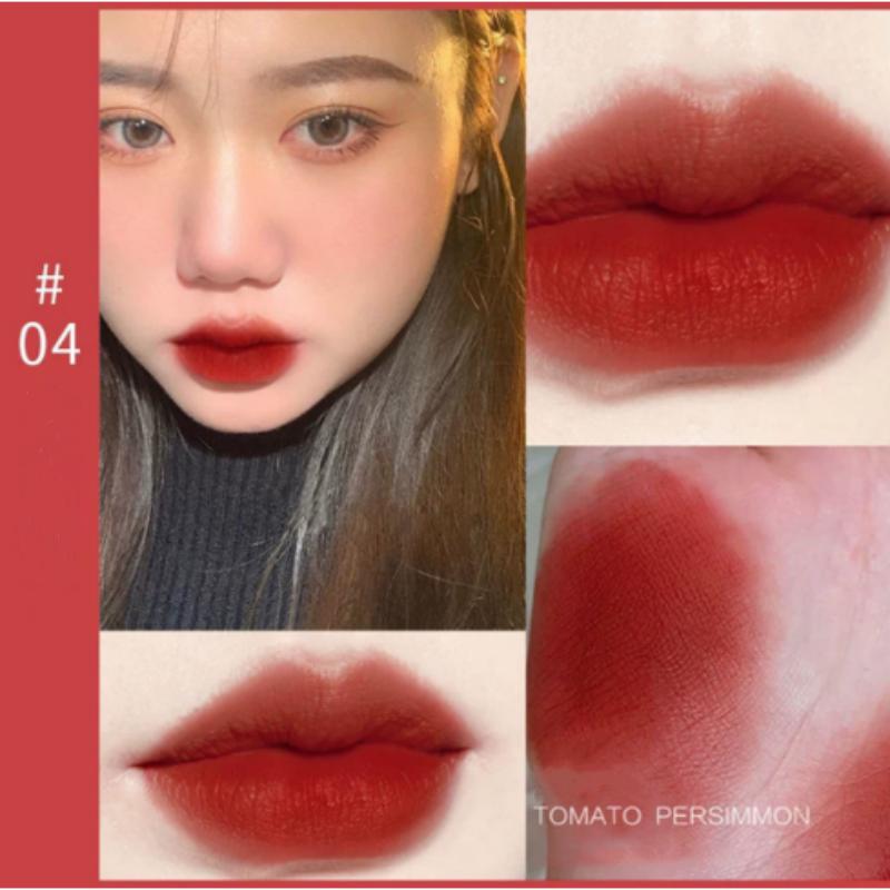 Lipstick Makeup Lasting Sexy Red Lip Gloss Matte Lipstick Makeup Cosmetics Liquid Lipstick Waterproof Long Lasting Matte Velvet Lip Gloss Makeup
