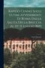 Buch Rapido Cenno Sugli Ultimi Avvenimenti Di Roma Dalla Salita Della Breccia Al Di' 15 Luglio 1849