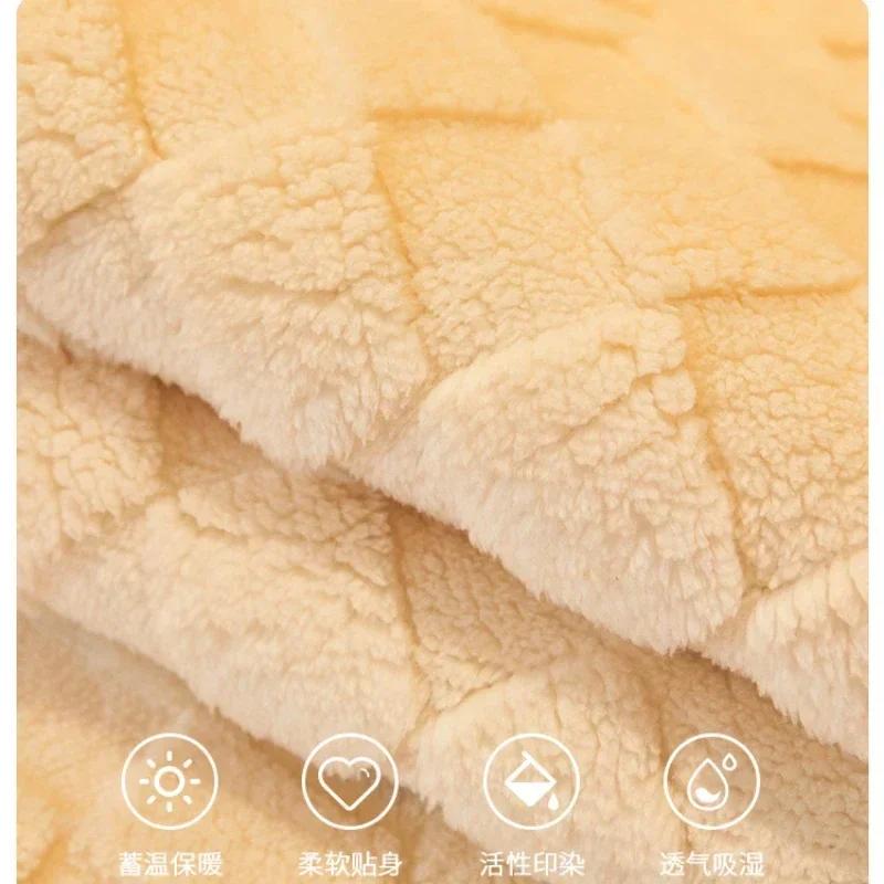 Cream Style Sofa Cushion Simple Fashionable Straight Row Sofa Cover Cloth Towel Nordic Plush Thickened Anti Slip Seat Cushion