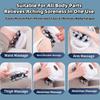 22-Kopf-Faszienpistole mit Hochfrequenz-Vibrationsfunktion – Körpermassagegerät für Rücken, Taille, Nacken und Schultern