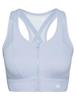 Yvette Sports Light Size L Features a Supportive Mesh and Zipper Also Available In Plus Sizes for Training and Gym Women's Bra, Purple, Plus,