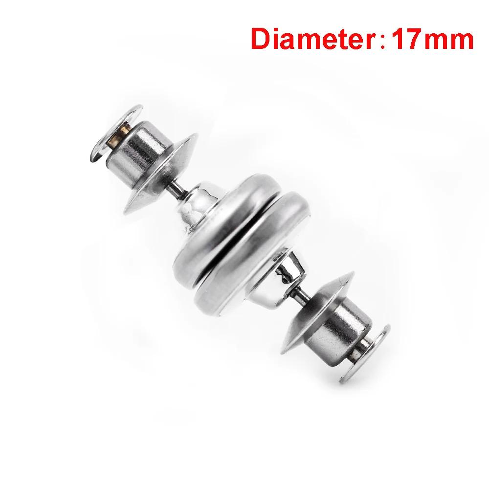 

10Pairs Magnetic Buckles for Curtain Closed Shading Tool Nail Free Detachable Strong Magnet Button Metal Buckle Home Office Clip 1 Pair