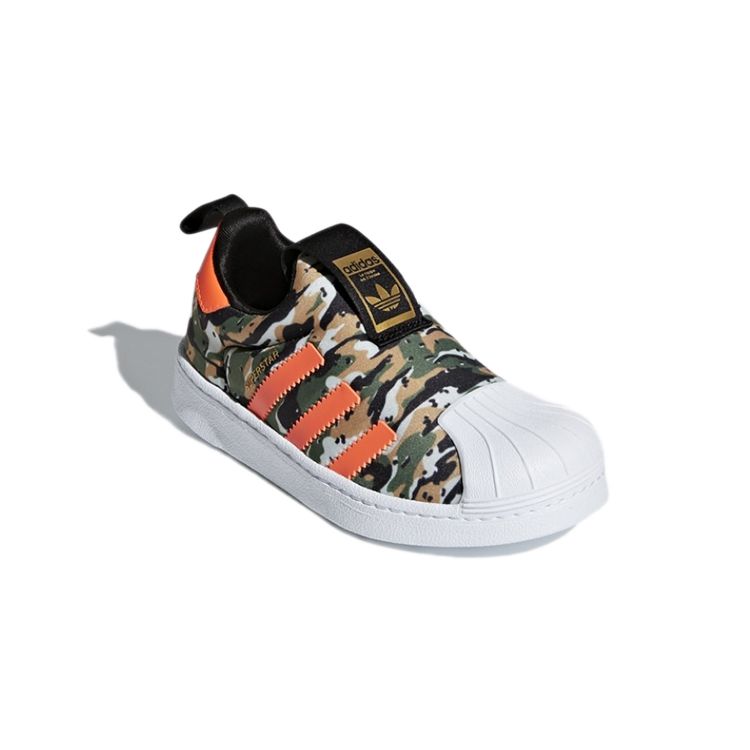 Adidas Originals Superstar 360 C Durable Low-Top Kids Skate Shoes Camouflage Kids Sneaker F36793