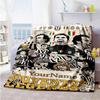 Juventus Customize Text Blanket Throw Personalized Blanket Soft Warm Cozy Great for Seaside Bedding Office Picnics for All Occasions