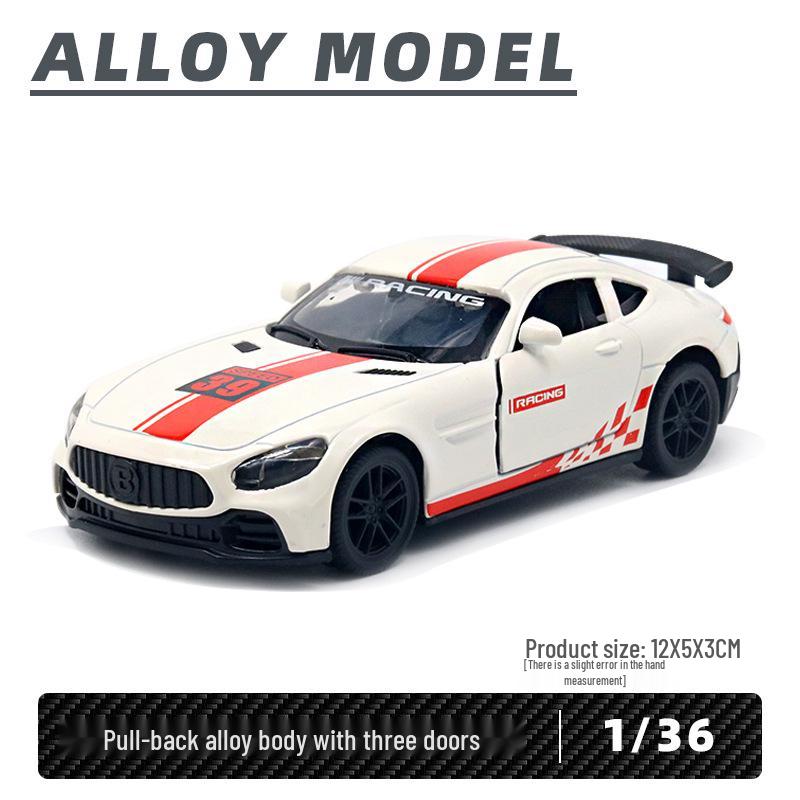 Bagged Alloy Model Sporting Car Ornament - Boys' Toy Gift