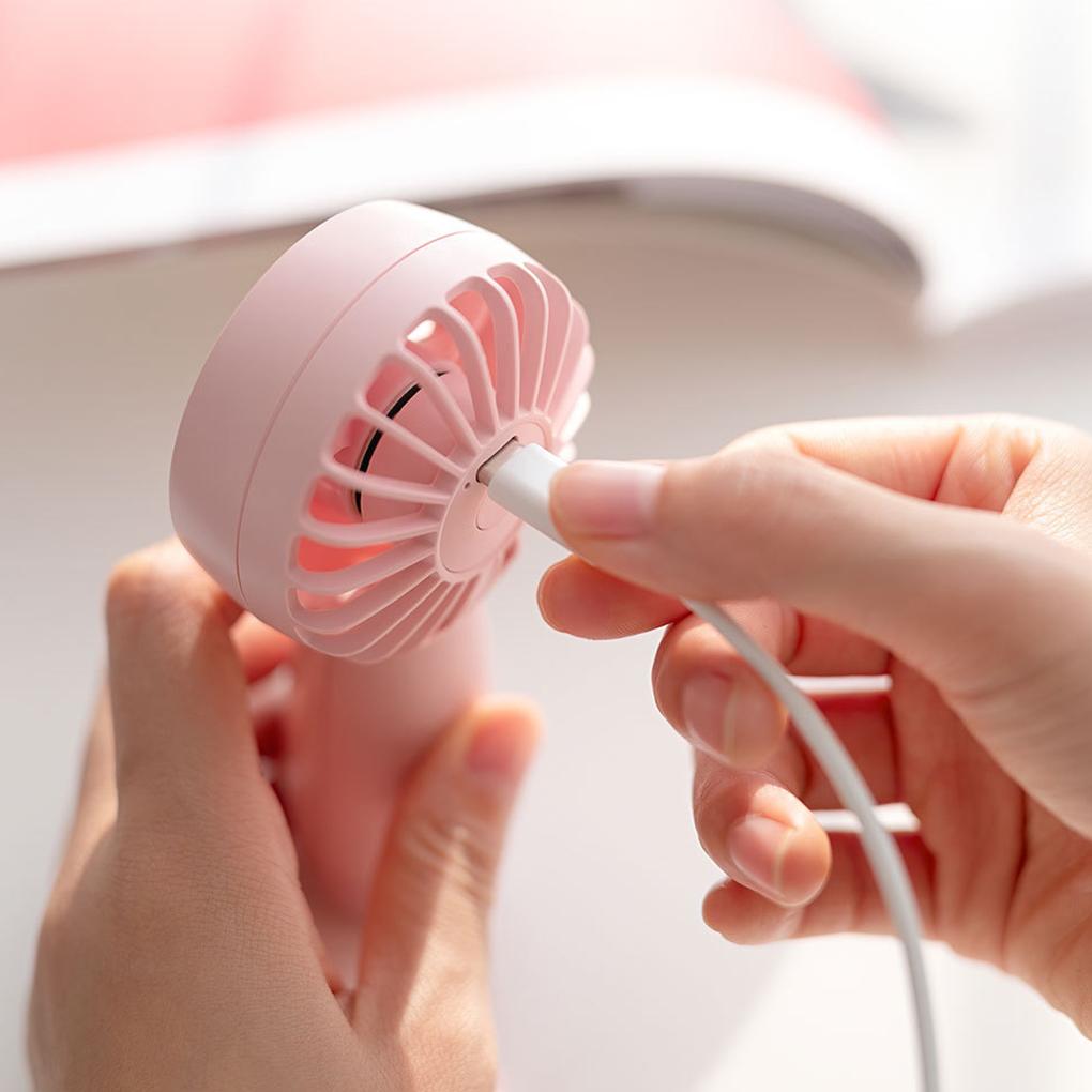 Fan USB Handheld Portable Rechargeable Mini New Cooling Pocket Outdoor Office Desktop Charging Indoor Student Kids