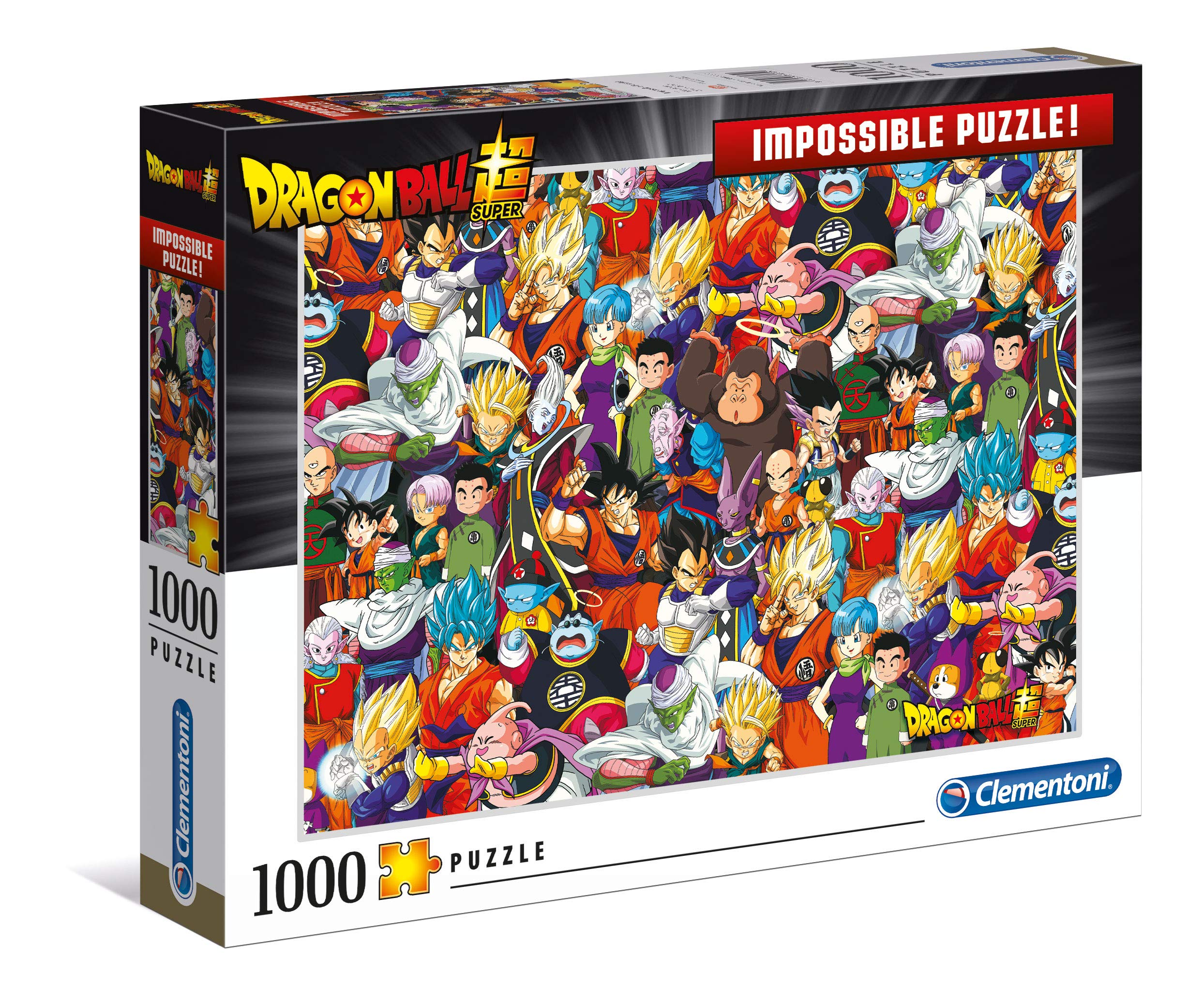

Clementoni 39489 Clementoni Dragon Ball Puzzle 1000 Piece Impossible Puzzle-Dragon Ball-1000 Piece