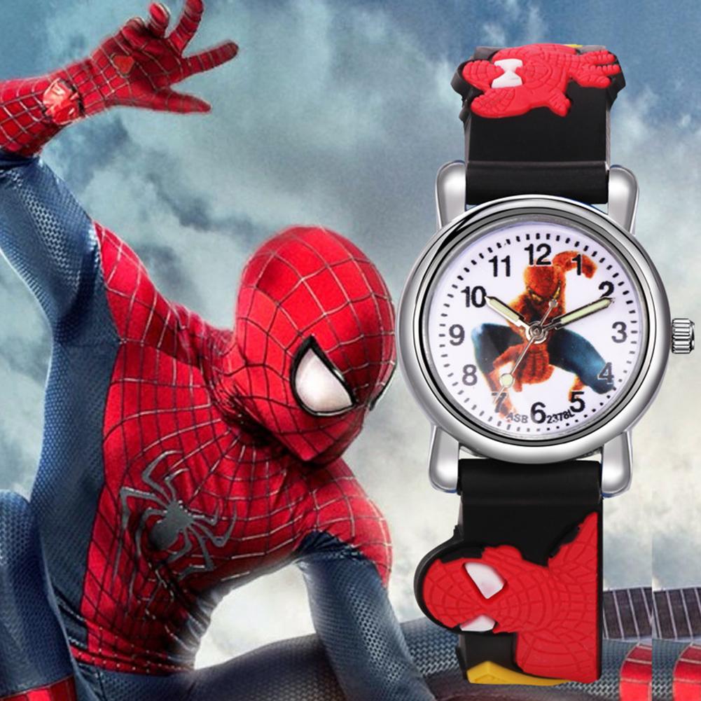 Relógio Infantil de Silicone com Desenho Animado Fofo para Meninos e Meninas com Mostrador Redondo