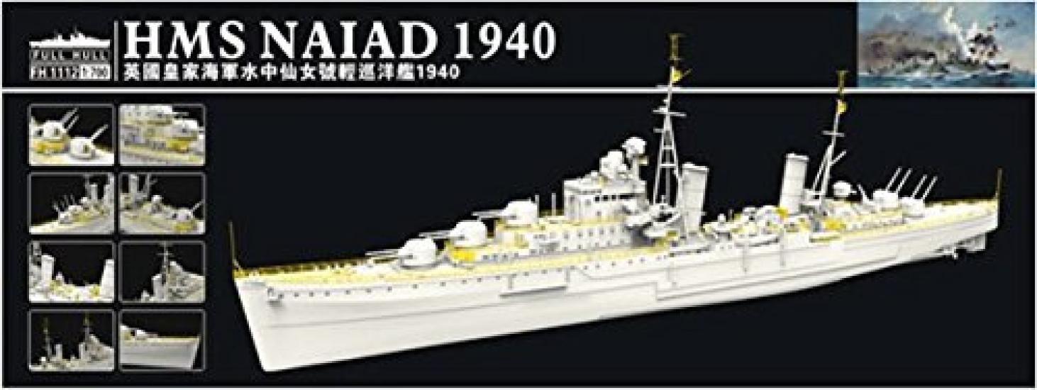 

Flyhawk Models Масштабный легкий крейсер Королевского флота HMS Naiad 1940 FLYFH1112 Пластиковая модель 1/700 Класс Dido