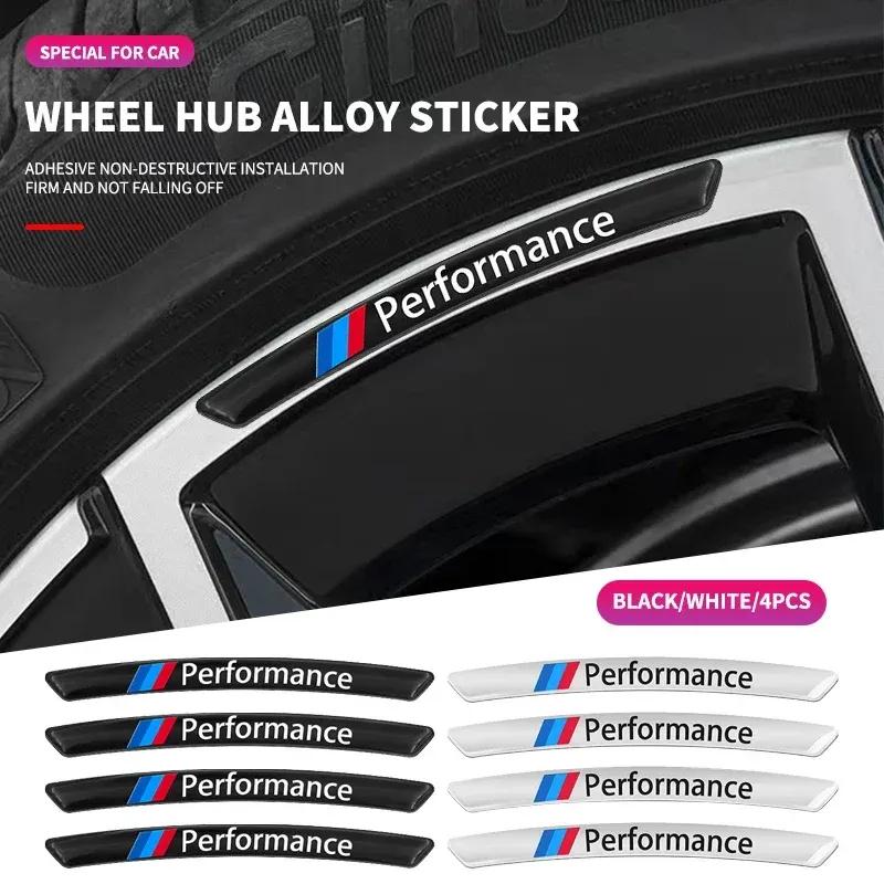 Suitable for BMW M Sport Series Wheel Decorative Aluminum Strip Stickers, Compatible with F10, F31, E36, E39, E87, E90, X3, X5