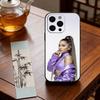 Ariana Grande  Phone Case For iPhone 17,16,15,14,13,12,11 Plus,Pro Max,XS,Soft Silicone Black Cover
