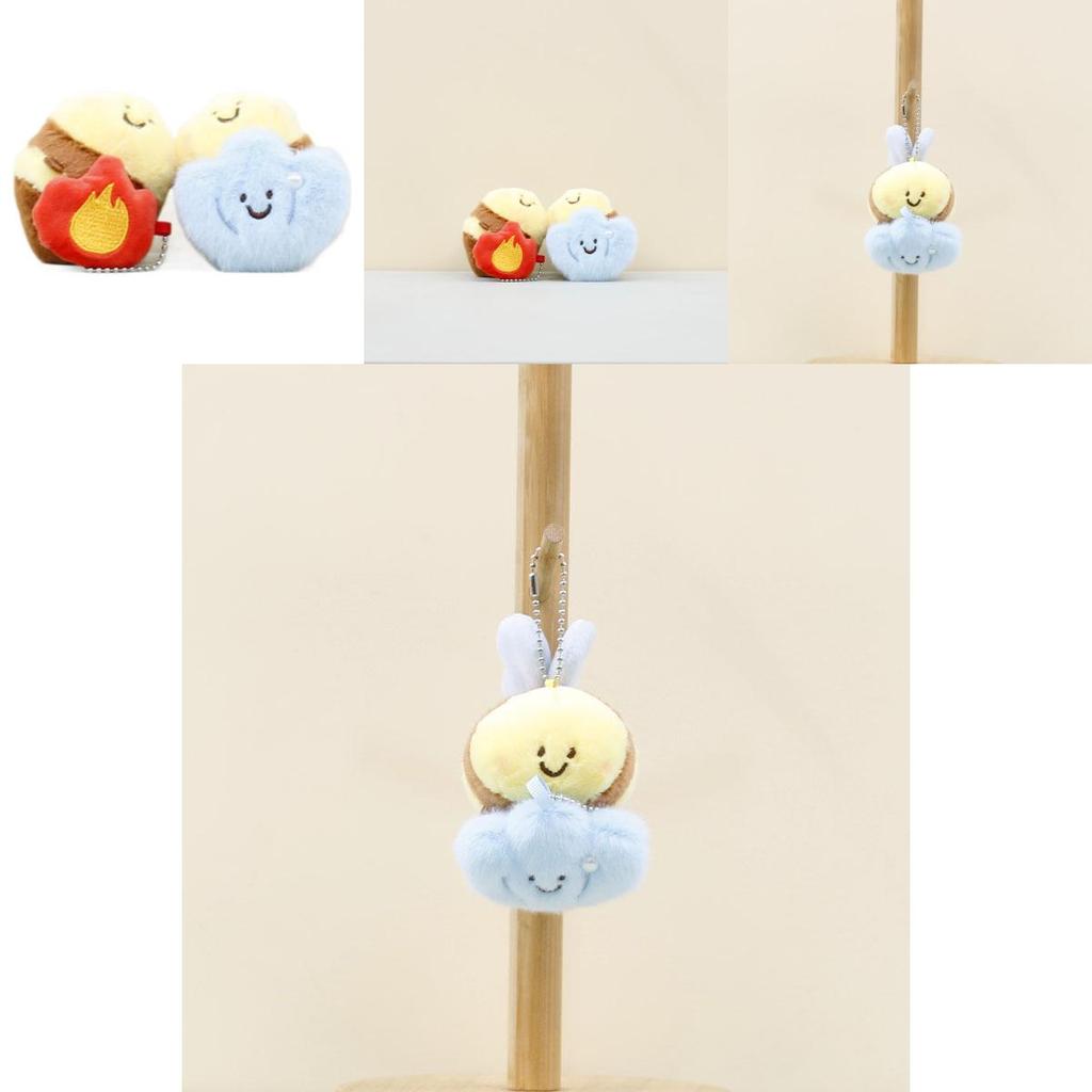 Entzückendes Niedliches Bienen-Plüschtier Magnet Schlüsselanhänger Taschenanhänger Für Kinder Und Erwachsene