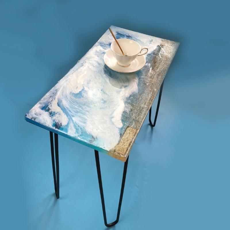 River Table Silicone Mold with Table Legs Resin Epoxy Craft Polymer Clay Craft DIY Ornament Jewelry Making Tools
