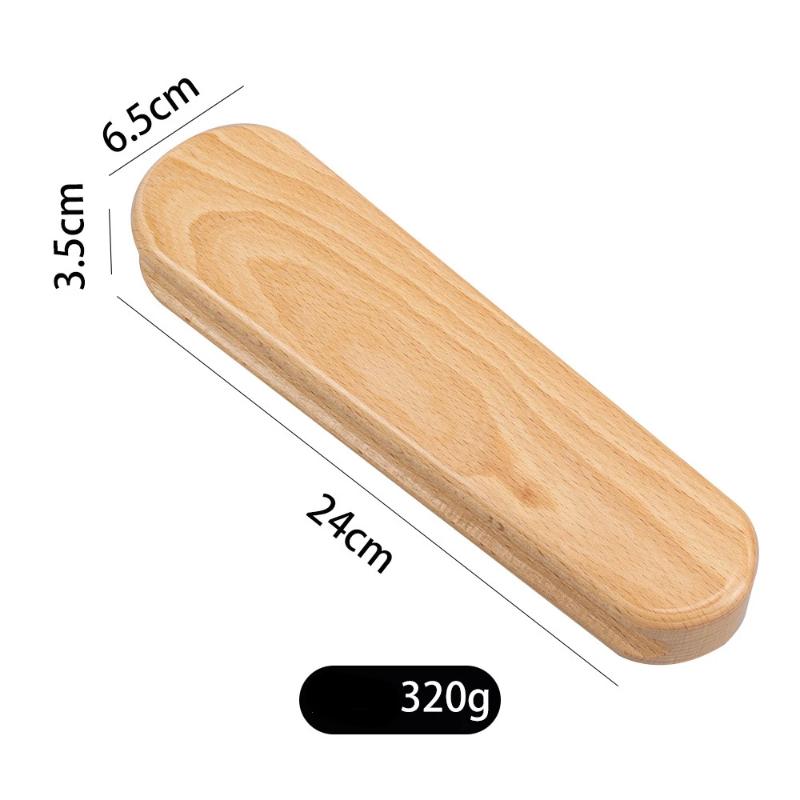 Clapper de Sastre de Madera de Haya Multiusos Almohadilla de Presión Profesional de Doble Cara para Acolchado Costura Planchado Accesorios de Tela
