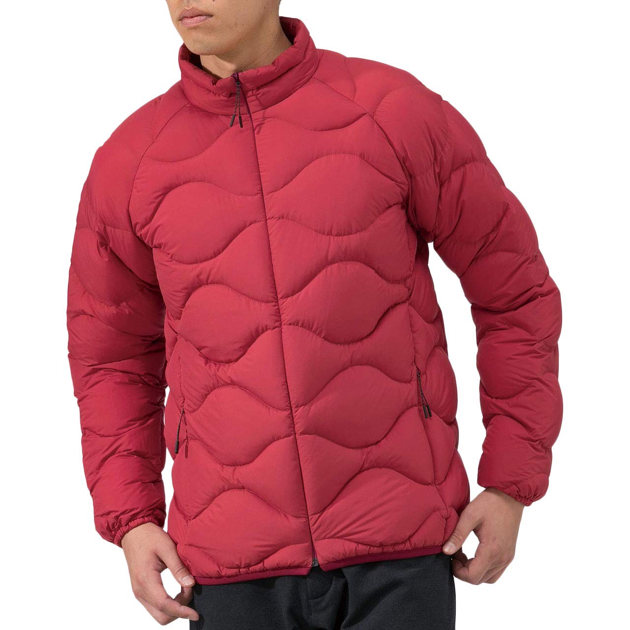 

Mizuno Breath Thermo Lightweight Down Cardinal Size M Outdoor Travel Size M Jacket, Men s, Red, (B2ME9557), Wear, (Japan Size)