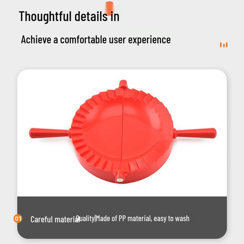 Jiwanggu Manual Plastic Dumpling Maker Mold Set