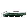 Porch Swing Awning Replacement UV-resistant Waterproof Swing Canopy Garden Outdoor Hammock Swing Awning Replacement