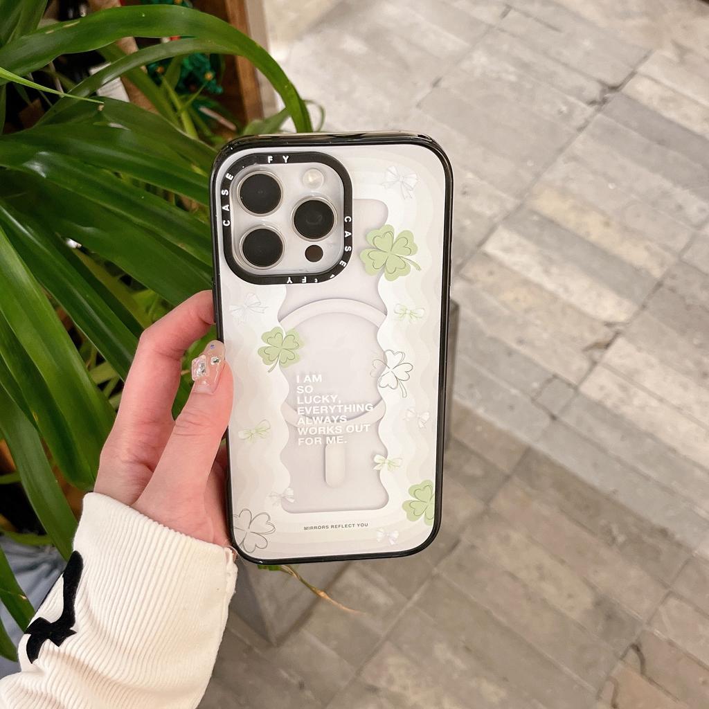 C Shell Two-in-one Magnetic Summer Floral for IPhone14 for Apple 15 Mobile Phone Case 13proma Personalized Creativity