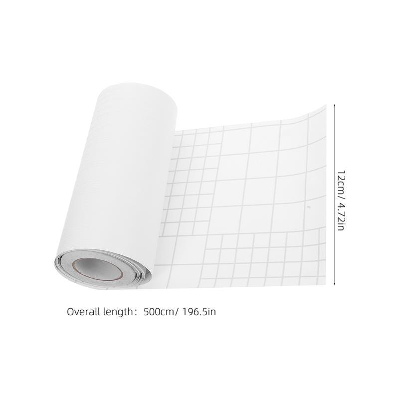 

Self Adhesive Wall Molding Sticker Flexible Skirting Board Vinyl Floor Transition Flexible Baseboard Molding Trim White 500.00X12.00X0.10cm білий