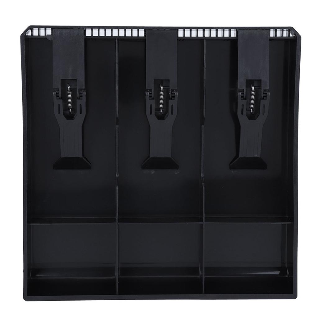 Cash Drawer Register Insert Tray Replacement 3 Bills 3 Coins Money Storage Box Black