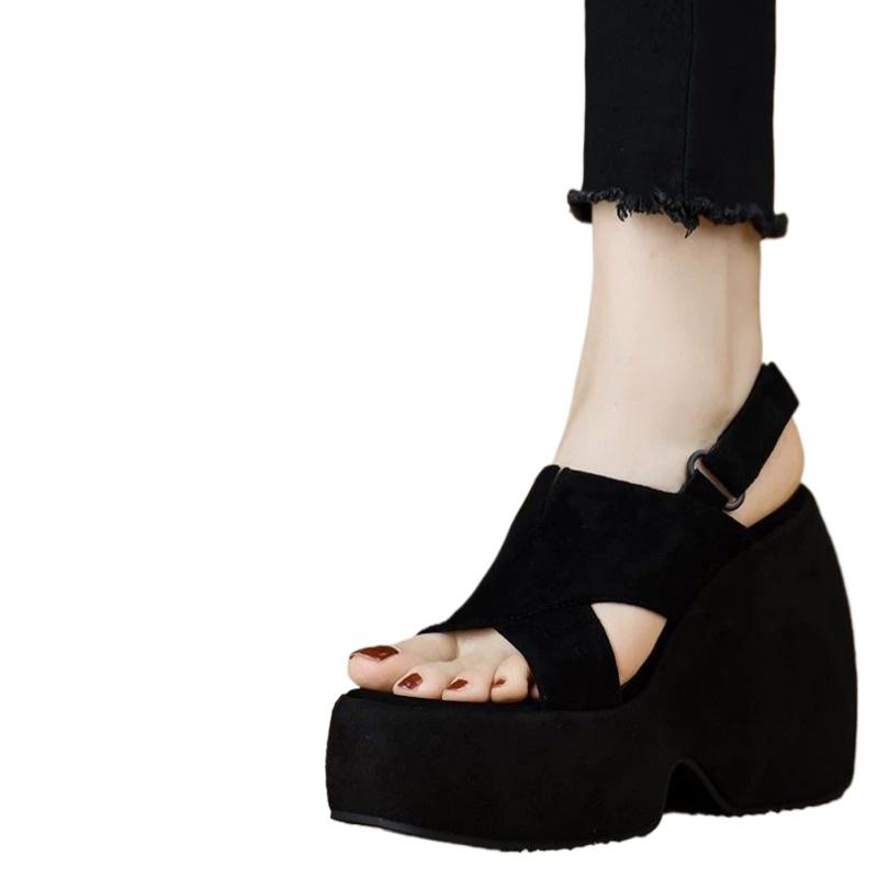 Fashion Ladies Shoes 2025 Brand Open Toe Women's Sandals Fashion Slip-on Summer Casual Plus Size Best Seller Platform Sandals Zapatos
