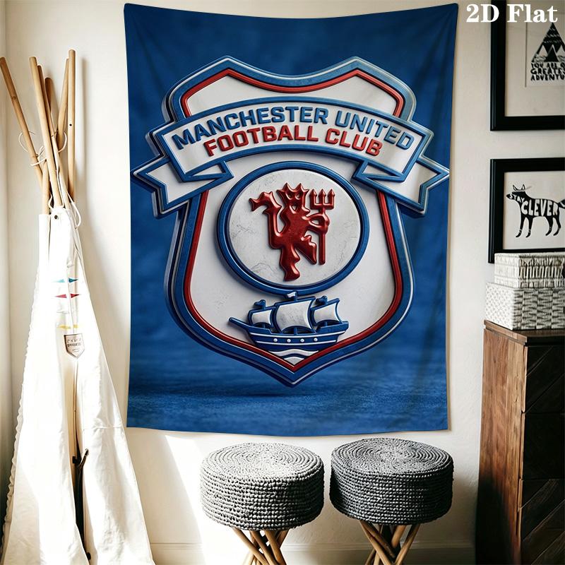 Manchester Football Club Threepiece Set 1 Duvet Cover 2 Pillowcase Without Core Bedding Set Soft And Comfortable Duvet Cover And Pillowcase