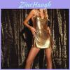 Metallic Sequin Sleeveless Party Dress With V Neck For Summer Nightlife