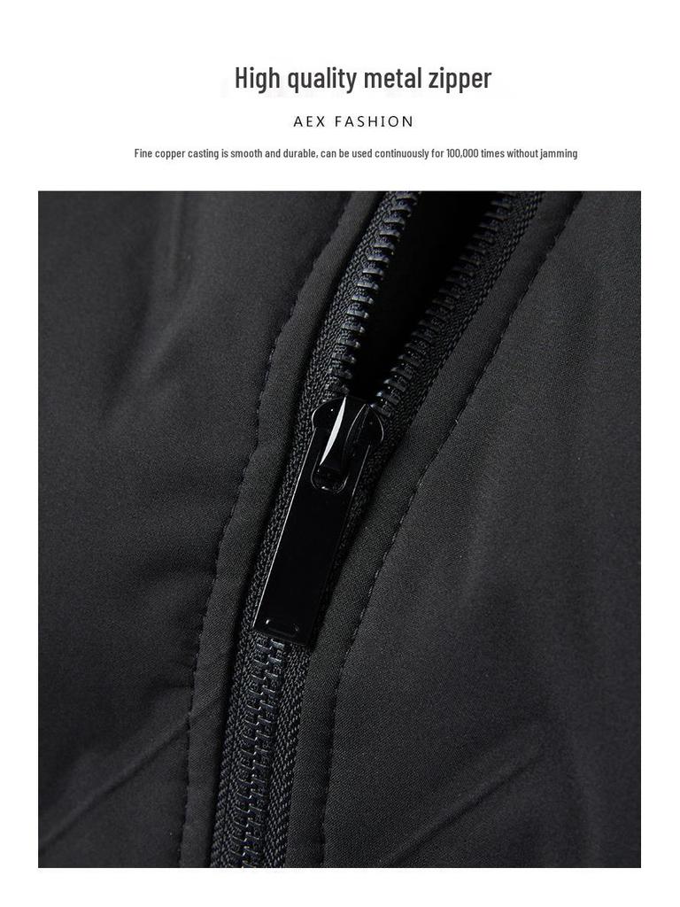 Herren Trendige Verdickte Winter Baumwolljacke - Jugendliche Lässige Allround-Jacke