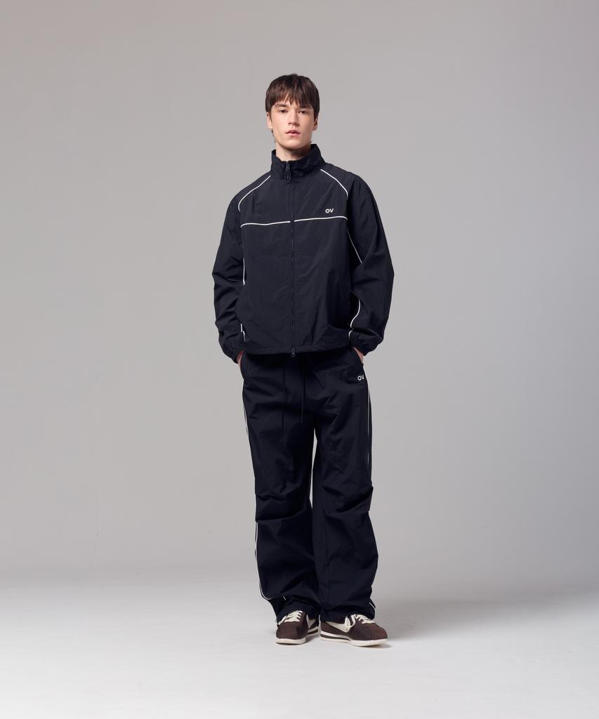 Ausdoeoboiseu Ov Logo Nylon Track Pants (Black)