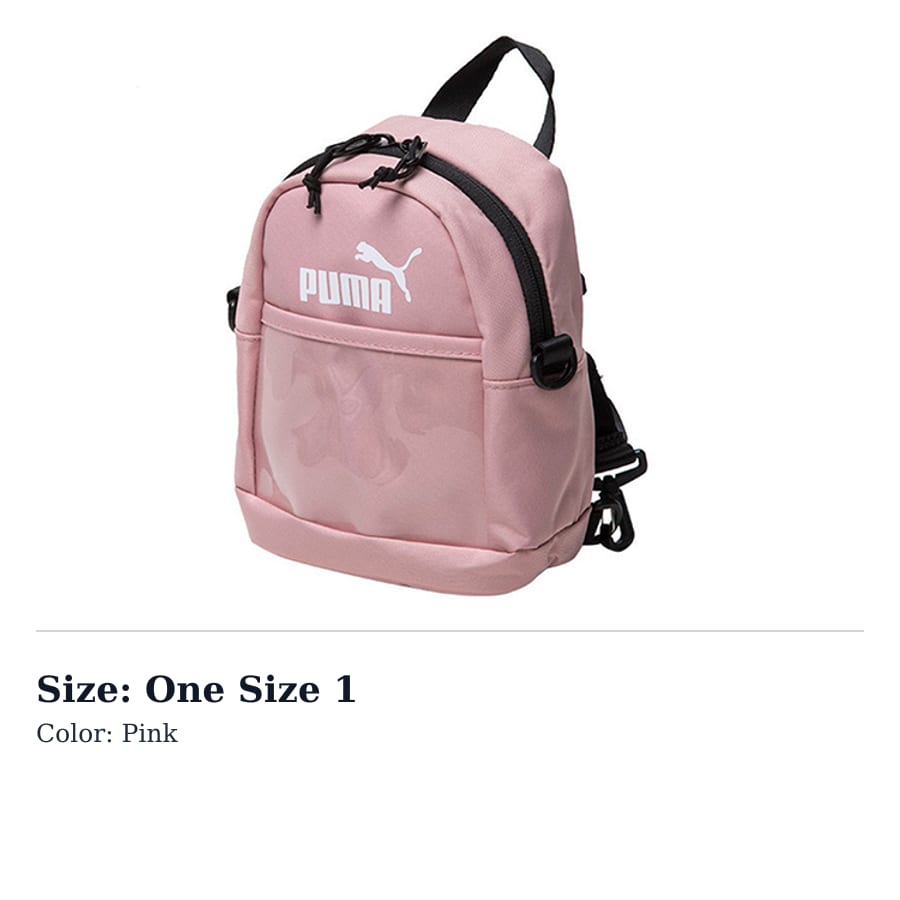 PUMA Polyester Backpack Unisex Pink 077019-05