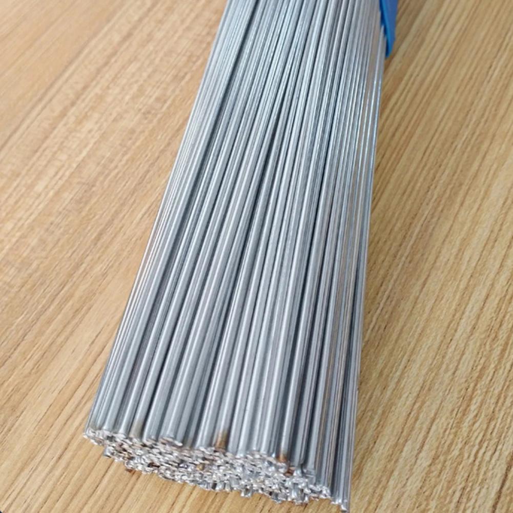 10 Stück Niedertemperatur-Schmelz-Aluminium-Schweißstäbe Schweißstäbe Gefüllter Draht 2mm Stab Lot zum Löten von Aluminium Ohne Lötpulver