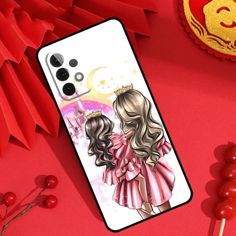 Super Mom Baby Girl Son Daughter Case For Samsung Galaxy M55 M35 M15 M11 M12 M13 M14 M06 M16 M36 M56 M31 M53 M32 M52 M34 M54