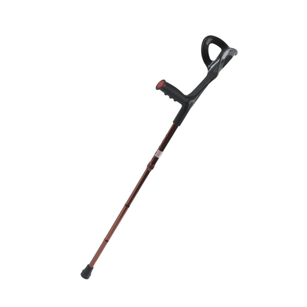 Foldable Walking Cane Stick Evenly Distributed Weight Forearm Folding Adjusting Walking Crutch